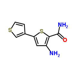 4-Amino-2,3'-bithiophene-5-carboxamide结构式