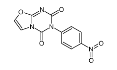 3-(4-nitrophenyl)-[1,3]oxazolo[3,2-a][1,3,5]triazine-2,4-dione结构式