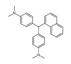 4-[[4-(dimethylamino)phenyl]-naphthalen-1-ylmethyl]-N,N-dimethylaniline结构式