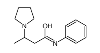 2-Methyl-2-(1-pyrrolidinyl)-N-phenylpropionamide Structure