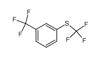 trifluoromethyl-(3-trifluoromethyl-phenyl)-sulfide Structure