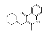 2-Methyl-3-morpholin-4-ylmethyl-1H-quinolin-4-one结构式