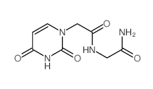 2-[[2-(2,4-dioxopyrimidin-1-yl)acetyl]amino]acetamide Structure