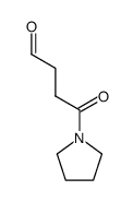 4-oxo-4-(pyrrolidin-1-yl)butanal Structure