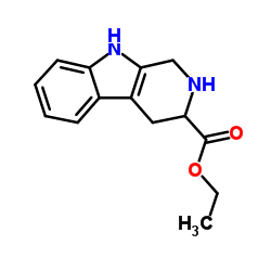 Ethyl 2,3,4,9-tetrahydro-1H-β-carboline-3-carboxylate Structure