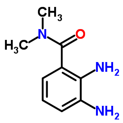 2,3-Diamino-N,N-dimethylbenzamide结构式