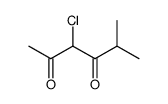 3-Chloro-5-methyl-2,4-hexanedione Structure