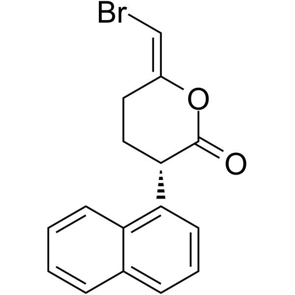 (S)-Bromoenol lactone structure