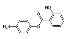 salicylic acid-(4-amino-phenyl ester)结构式