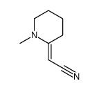 (2Z)-2-(1-methylpiperidin-2-ylidene)acetonitrile结构式