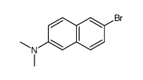 6-溴-N,N-二甲基萘-2-胺结构式