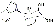 (3S,4S,5S,6R)-2-(Hydroxymethyl)-6-(1H-indol-1-yl)-tetrahydro-2H-pyran-3,4,5-triol Structure