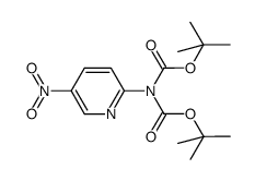 IMidodicarbonic acid, 2-(5-nitro-2-pyridinyl)-, 1,3-bis(1,1-dimethylethyl) ester structure