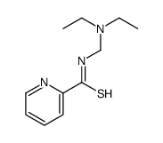 N-(diethylaminomethyl)pyridine-2-carbothioamide Structure