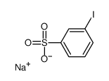 sodium,3-iodobenzenesulfonate Structure