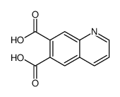 6,7-Quinolinedicarboxylicacid(9CI)结构式