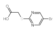 [(5-溴-2-嘧啶)硫代]乙酸结构式