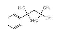 Benzenepropanol, a,a,g,g-tetramethyl- Structure