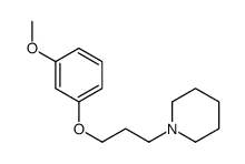 1-[3-(3-methoxyphenoxy)propyl]piperidine结构式