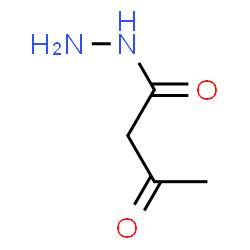 Butanoic acid, 3-oxo-, hydrazide (9CI) structure