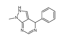1-methyl-4-phenyl-2,4-dihydropyrazolo[3,4-d]pyrimidine结构式