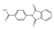 Benzoic acid,4-(1,3-dihydro-1,3-dioxo-2H-isoindol-2-yl)- structure