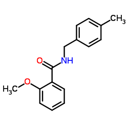 2-Methoxy-N-(4-methylbenzyl)benzamide Structure