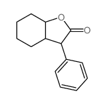 2(3H)-Benzofuranone,hexahydro-3-phenyl-结构式