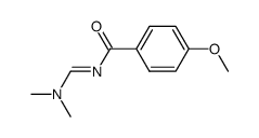 N-((dimethylamino)methylene)-4-methoxybenzamide结构式