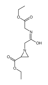 ethyl 1-[2-[(2-ethoxy-2-oxoethyl)amino]-2-oxoethyl]aziridine-2-carboxylate结构式