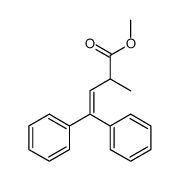 methyl 2-methyl-4,4-diphenylbut-3-enoate结构式