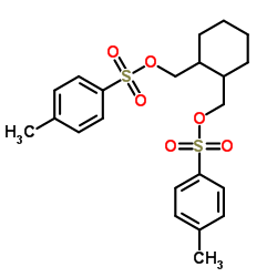 1,2-Cyclohexanedimethanol,1,2-bis(4-methylbenzenesulfonate), (1R,2S)-rel- structure