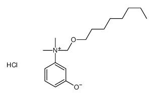 (3-hydroxyphenyl)-dimethyl-(octoxymethyl)azanium,chloride结构式