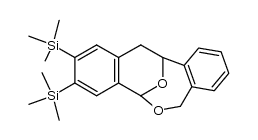 2,3-bis(trimethylsilyl)-5,7,12,13-tetrahydro-5,12-epoxydibenzo[c,g]oxonin Structure
