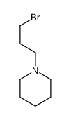 1-(3-bromopropyl)piperidine Structure
