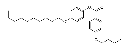 (4-decoxyphenyl) 4-butoxybenzoate结构式