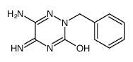 5,6-diamino-2-benzyl-1,2,4-triazin-3-one Structure