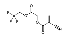 [2-oxo-2-(2,2,2-trifluoroethoxy)ethyl] 2-cyanoprop-2-enoate Structure