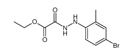Oxalsaeure-4-brom-o-tolylhydrazid-ethylester结构式
