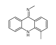 N,4-dimethylacridin-9-amine结构式