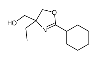 (2-cyclohexyl-4-ethyl-5H-1,3-oxazol-4-yl)methanol Structure