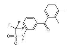 N-[3-(2,3-dimethylbenzoyl)phenyl]-1,1,1-trifluoromethanesulfonamide Structure