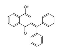 2-benzhydrylidene-4-hydroxynaphthalen-1-one结构式