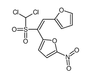 2-[1-(dichloromethylsulfonyl)-2-(furan-2-yl)ethenyl]-5-nitrofuran结构式