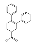 3,4-diphenylcyclohex-3-ene-1-carbonyl chloride Structure