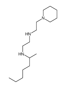 N'-heptan-2-yl-N-(2-piperidin-1-ylethyl)ethane-1,2-diamine Structure