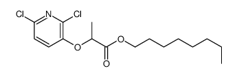 octyl 2-(2,6-dichloropyridin-3-yl)oxypropanoate结构式