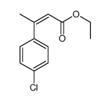 ethyl 3-(4-chlorophenyl)but-2-enoate结构式