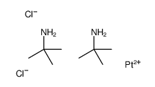 2-methylpropan-2-amine,platinum(2+),dichloride Structure