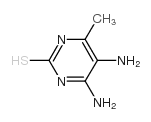 4,5-diamino-6-methyl-1H-pyrimidine-2-thione结构式